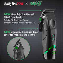 BaBylissPRO® x Tomb45® Wireless-Charging Clipper & Trimmer Set
