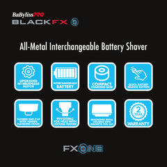 BaBylissPRO® FXONE™ BLACKFX Double Foil Shaver