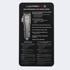 BaBylissPRO® FXONE™ Lo-ProFX High Performance Low-Profile Clipper (Silver)