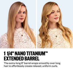BaBylissPRO® Nano Titanium™ 1¼" Extended Barrel Curling Iron