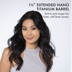 BaBylissPRO® Nano Titanium™ 1½" Extended Barrel Curling Iron