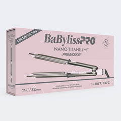 BaBylissPRO® Nano Titanium™ Limited Edition 1.25" Prima3000 Stainless Steel Styling Iron (Pink)