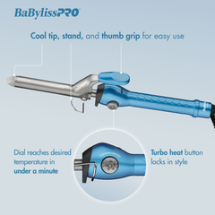 BaBylissPRO® Nano Titanium™ ¾" Spring Curling Iron