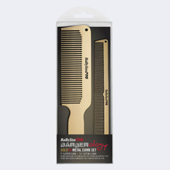 BaBylissPRO® GOLDFX Metal Comb 2-Pack
