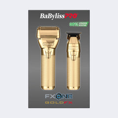 BaBylissPRO® Limited Edition FXONE GoldFX All-Metal Trimmer & Shaver Prepack