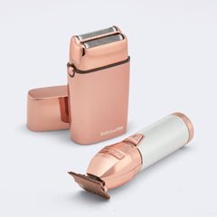 BaBylissPRO® LimitedFX Rose Gold Trimmer and Double Foil Shaver Gift Set
