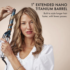 BaBylissPRO® Nano Titanium™ 1" Extended Barrel Curling Iron