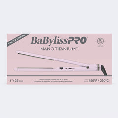 BaBylissPRO® Nano Titanium™ Limited Edition 1" Ultra-Thin Flat Iron (Pink)