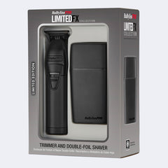 BaBylissPRO® LimitedFX Matte Black Trimmer and Double-Foil Shaver Gift Set