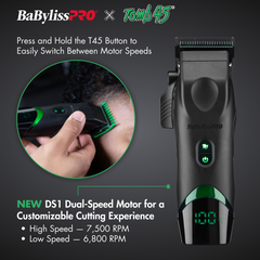 BaBylissPRO® x Tomb45® Wireless-Charging Clipper & Trimmer Set