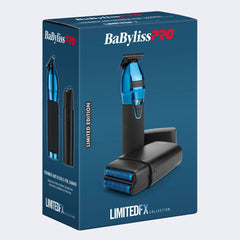 BaBylissPRO® LimitedFX Black & Blue Trimmer & Double-Foil Shaver Gift Set