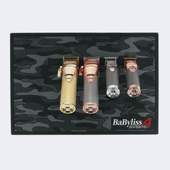 BaBylissPRO® Black Camo Magnetic Strip Barber Mat