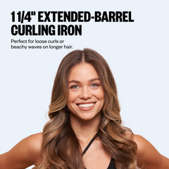 BaBylissPRO® Nano Titanium™ Limited Edition 1¼" Extended-Barrel Curling Iron (Iced Blue)